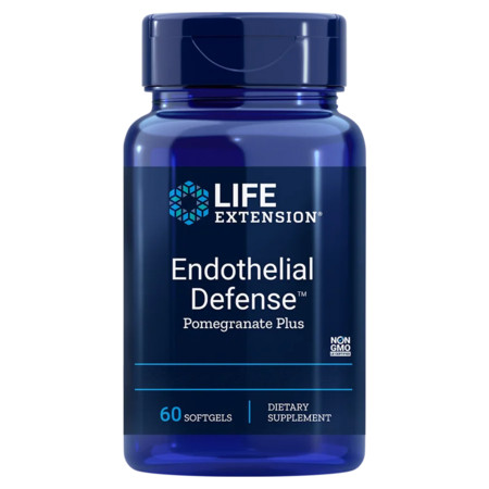Life Extension Endothelial Defense™ Pomegranate Plus Doplněk stravy pro podporu zdraví srdce
