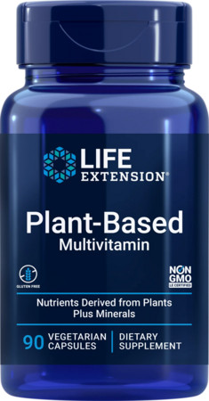 Life Extension Plant‐Based Multivitamin Mineralien und pflanzliche Vitamine