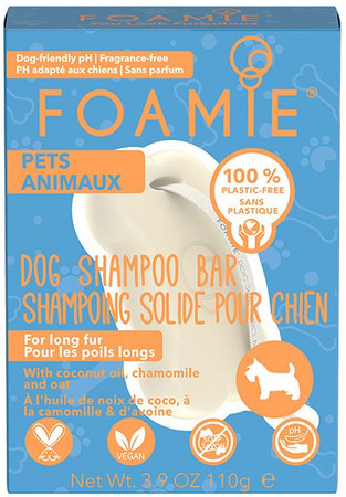 Foamie Dog Shampoo Camomile & Oats For Long Coat šampón pre psy s dlhou srsťou