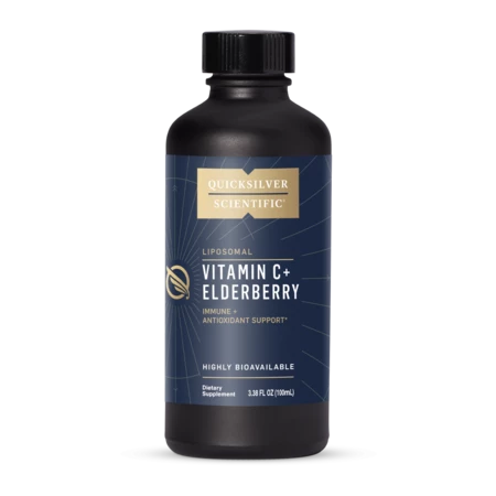 Quicksilver Scientific Vitamin C+ Elderberry support of immune defense and respiratory