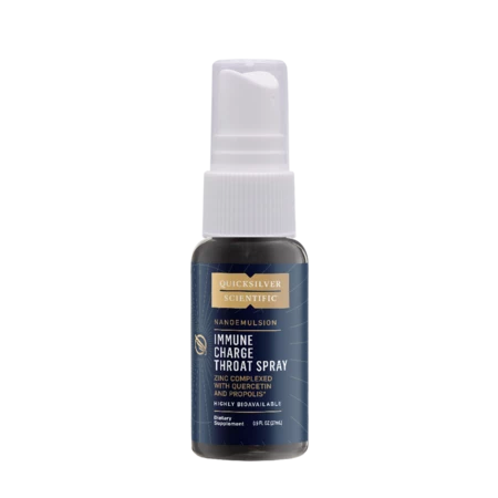 Quicksilver Scientific Throat Spray zinc-based immune support