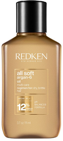 Redken All Soft Argan-6 Oil vyživující olej pro suché a křehké vlasy