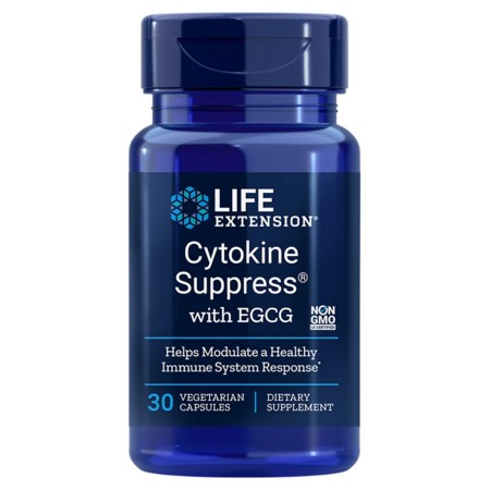 Life Extension Cytokine Suppress® with EGCG Doplněk stravy pro podporu imunity