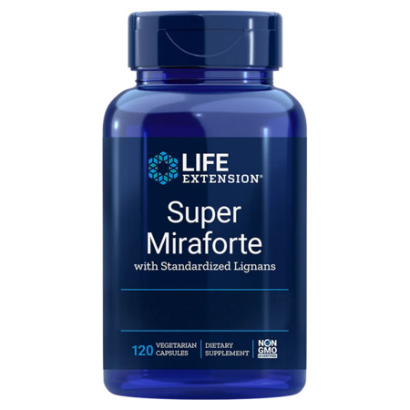 Life Extension Super Miraforte with Standardized Lignans Doplnok stravy pre zdravú hladinu testosterónu