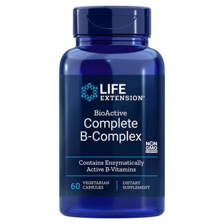 Life Extension BioActive Complete B-Complex Doplněk stravy s obsahem vitaminu B