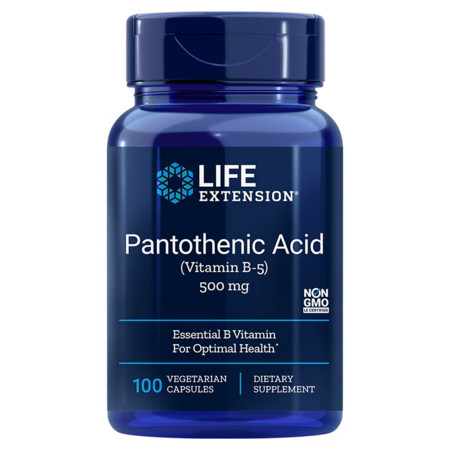 Life Extension Pantothenic Acid Doplnok stravy s obsahom vitamínu B
