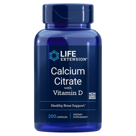 Life Extension Calcium Citrate with Vitamin D Knochenunterstützung