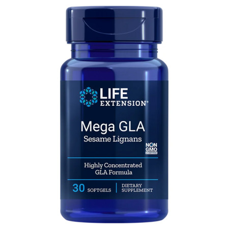 Life Extension Mega GLA Sesame Lignans Výživový doplnok s obsahom Omega-6