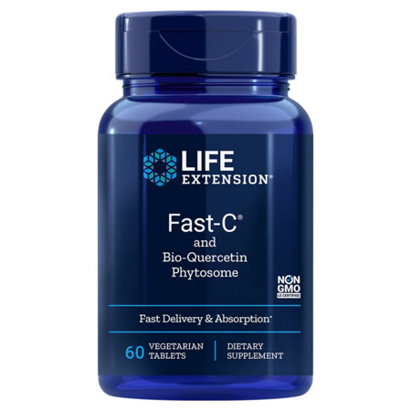 Life Extension Fast-C® and Bio-Quercetin Phytosome Doplnok stravy s obsahom vitamínu C