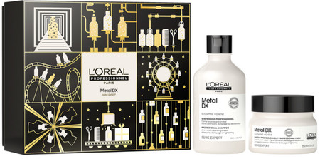 L'Oréal Professionnel Série Expert Metal Detox Duo Gift Set darčeková sada pre farbené a poškodené vlasy