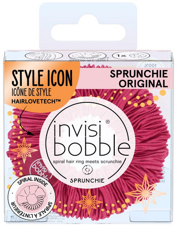 Invisibobble Time to Shine Sprunchie látková gumička do vlasů