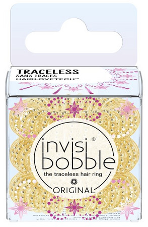 Invisibobble Time to Shine Original gold hair rubber band