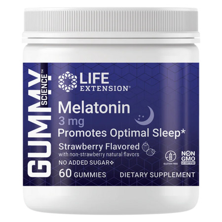 Life Extension Gummy Science™ Melatonin Doplněk stravy pro podporu spánku