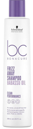 Schwarzkopf Professional Bonacure Frizz Away Shampoo šampón na kučeravé a nepoddajné vlasy