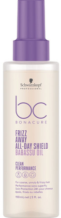 Schwarzkopf Professional Bonacure Frizz Away All-Day Shield Sprej na kontrolu krepovitých vlasov