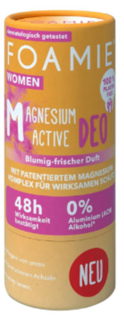Foamie Happy Day Solid Deodorant tuhý deodorant s květinovou vůní pro ženy