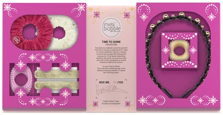 Invisibobble Time to Shine Collector's Box Time sada vlasových doplňků