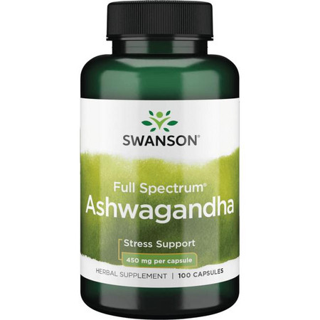 Swanson Ashwagandha Doplněk stravy s obsahem Ashwagandhy