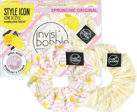 Invisibobble Sprunchie Original Fruit Fiesta Duo sada látkových gumiček do vlasů