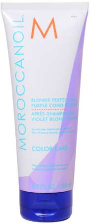 MoroccanOil Color Blonde Perfecting Purple Conditioner neutralizing conditioner for blonde hair