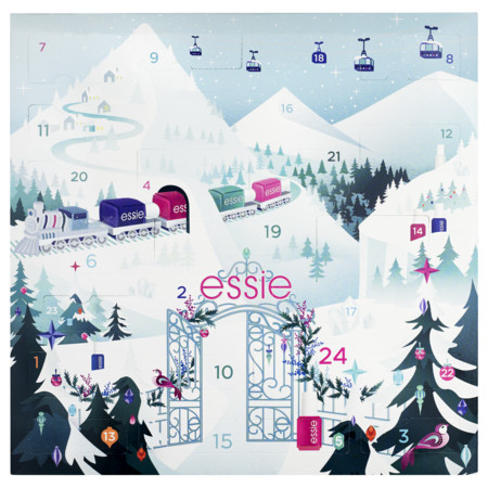 Essie Advent Calendar adventný kalendár s lakmi na nechty