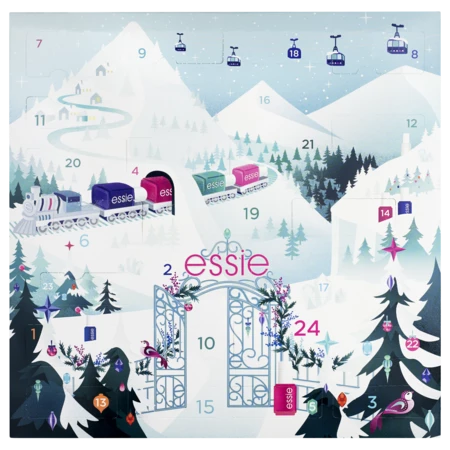 Essie Advent Calendar advent calendar with nail polishes