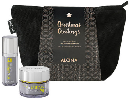 Alcina Gift Set Hyaluron 2.0 package with hyaluronic acid for hydrated skin
