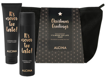 Alcina Gift Set It's Never Too Late Hair caffeine package for hair revitalization