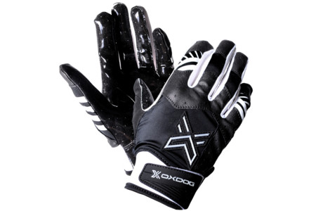 OxDog XGUARD TOP GOALIE GLOVE SILICON Black Goalie gloves