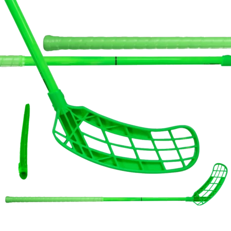 Salming Quest1 Powerlite Aero 27 Neon Green Floorball Schläger