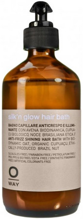 Oway Silk'n Glow Hair Bath regenerating shampoo for frizzy, dry and porous hair