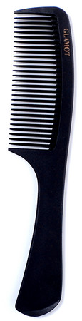 Glamot Carbon Classic Comb klasický karbónový hrebeň na vlasy