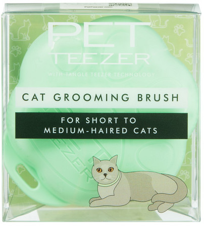 Tangle Teezer Pet Teezer Cat Grooming Brush kartáč pro kočky s krátkou až středně dlouhou srstí