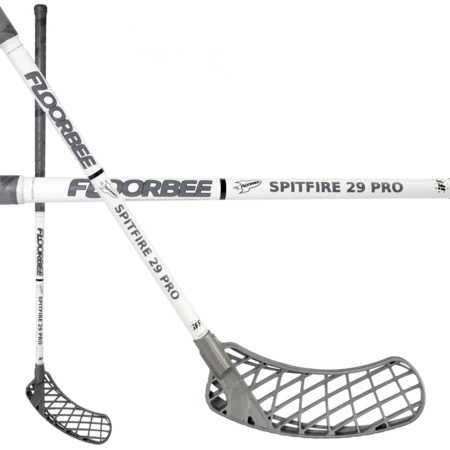 FLOORBEE SPITFIRE 29 Carbon PRO light silver Floorball schläger
