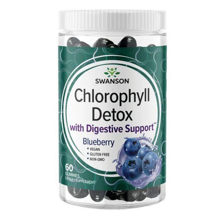 Swanson Chlorophyll Detox Doplněk stravy pro podporu detoxikace
