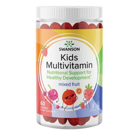Swanson Kids Multivitamin Doplnok stravy s obsahom vitamínov a minerálov