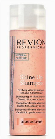 Revlon Professional Interactives Shine Up Shampoo energizujúci šampón pre jemné vlasy