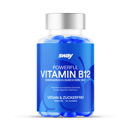Sway Health POWERFUL VITAMIN B12 Doplněk stravy s obsahem vitaminu B
