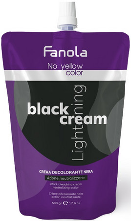 Fanola No Yellow Color Black Bleaching Cream Neuralizing Action neutralizační odbarvovací krém pro zesvětlení