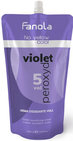 Fanola No Yellow Color Violet Oxydizing Cream krémový oxidační vyvíječ