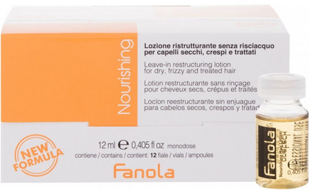 Fanola Nourishing Restructuring Leave-In Hair Lotion nährendes Serum für trockenes und geschädigtes Haar