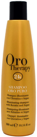 Fanola OroTherapy Shampoo Oro Puro illuminating shampoo with keratin and argan