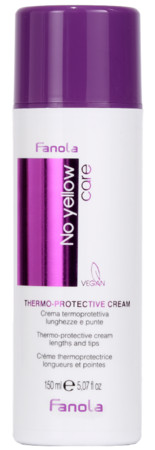 Fanola No Yellow Thermo-Protective Cream heat protection cream for blonde and bleached hair