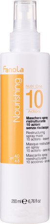Fanola Nourishing 10 Action Restructuring Spray Hair Mask bezoplachová maska ve spreji s 10 účinky