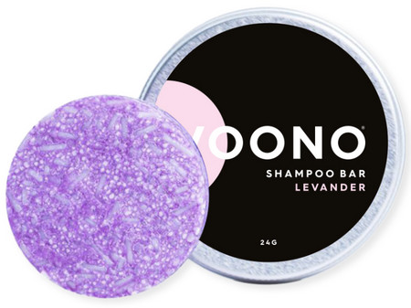 Voono Shampoo Bar Levander Mini-Lavendel-Shampoo für weiches und glänzendes Haar