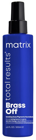 Matrix Total Results Brass Off Neutralizing Dyes rinse-free hair spray
