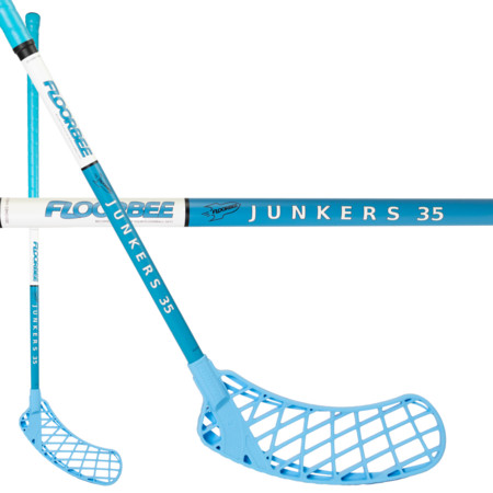 FLOORBEE Junkers Jet Limited blue/white Florbalová hokejka