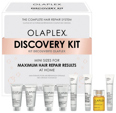 Olaplex Discovery Kit set for restoring and strengthening damaged hair
