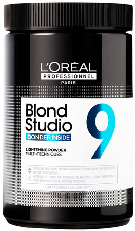L'Oréal Professionnel Blond Studio 9 Powder Bonder Inside - extra starkes Aufhellungspulver zum Schutz des Haares während des Färbens
