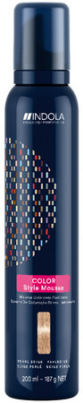 Indola Color Style Mousse barvicí pěna pro styling a barvení v 1 snadném kroku
